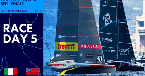 37. America’s Cup – Louis Vuitton Kupa – 4-3-ról folytatódik és ma eldőlhet az ITA–USA párviadal a döntőbe jutásért